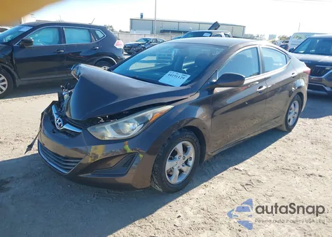 2016 Hyundai Elantra Limited/Se/Value Edition z USA, uszkodzony, nr VIN KMHDH4AEXGU521267